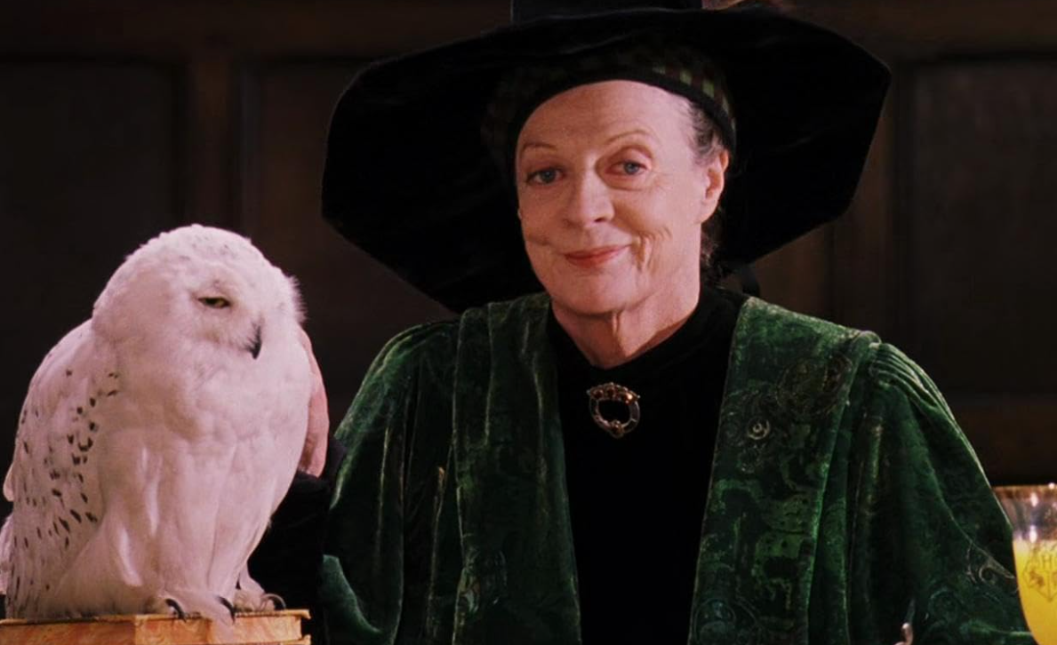 Maggie Smith, i rollen som prof. Minerva McGonagall, gik bort i september 2024. Foto: Warner Bros/Courtesy Everett Collection